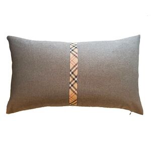Burberry Lumbar Cushion by Fili NY